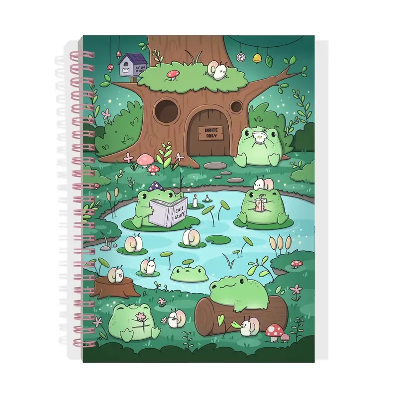 Reusable Sticker Storage - Frog hideaway