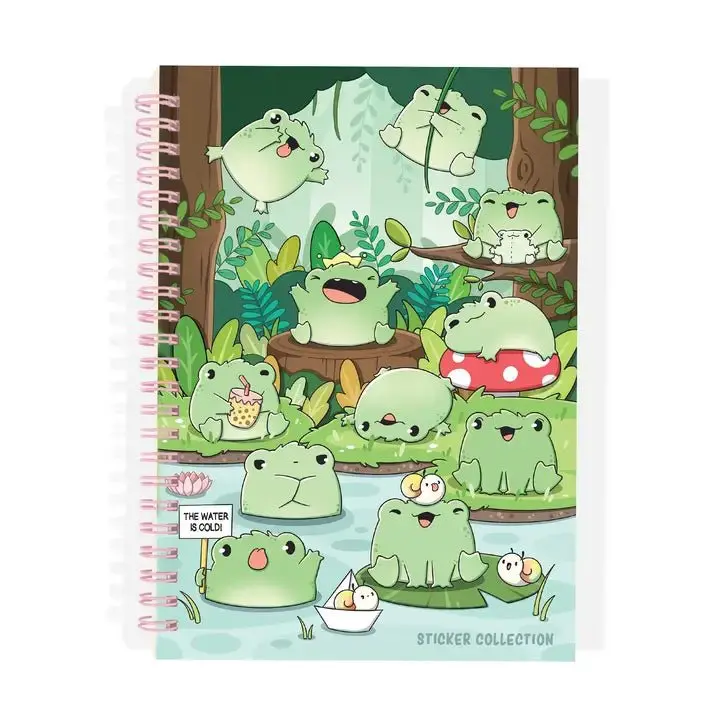 Reusable Sticker Storage - Frog