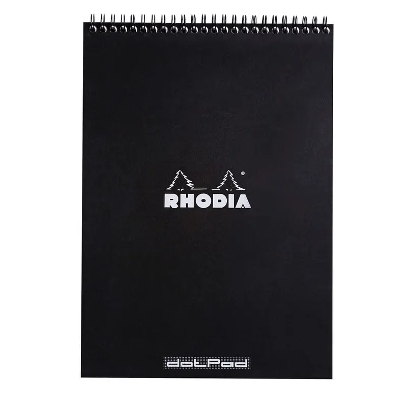 Rhodia Spiralblock A4+ Dotted Kortsida