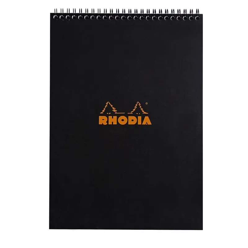 Rhodia Spiralblock A4+ Linjerat Kortsida