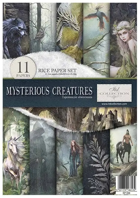 Rice paper set - A4 - Mysterious creatures