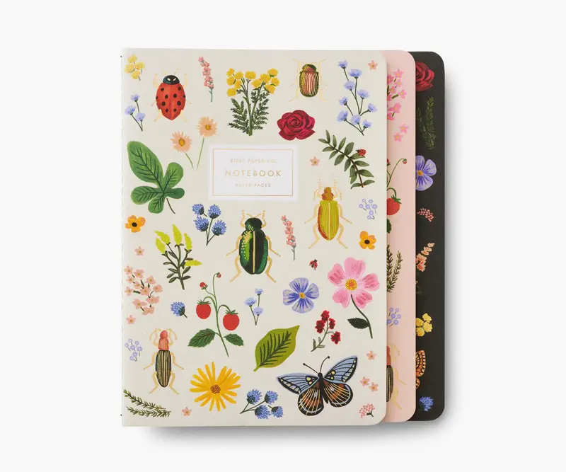 Rifle Paper Curio Sydd skrivbok 3-pack