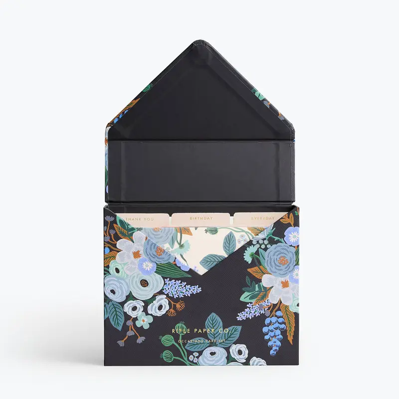 Rifle Paper Occasions Card Set, 15 dubbla kort med kuvert