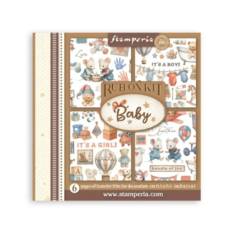 Rub-On Set 6-pack - Baby