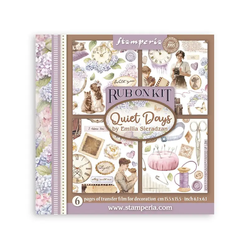 Rub-On Set 6-pack - Quiet Days
