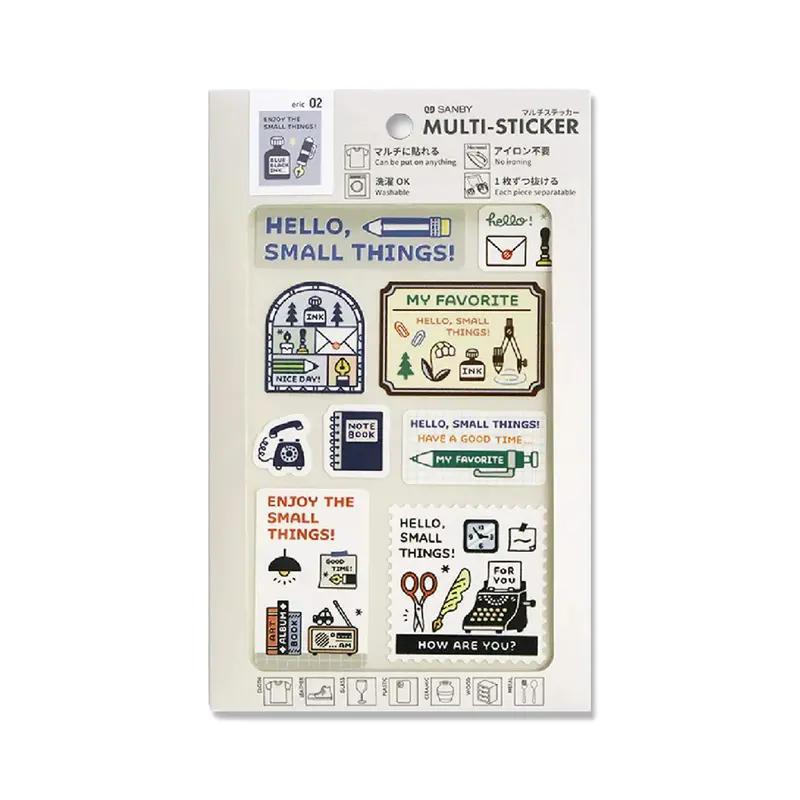 SANBY × Eric Small Things Multi-Sticker - My Desk