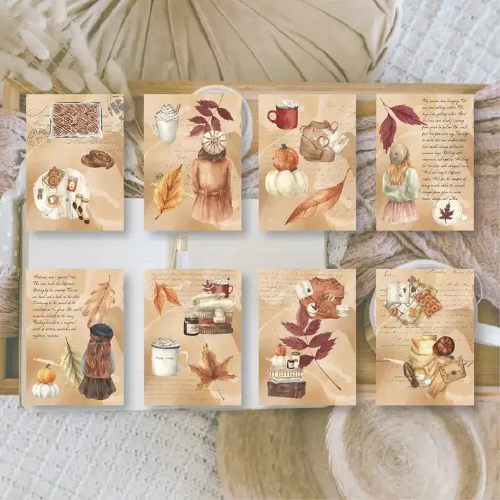 Scrapbook Paper 10,5 x 14,8 - Cozy Autumn