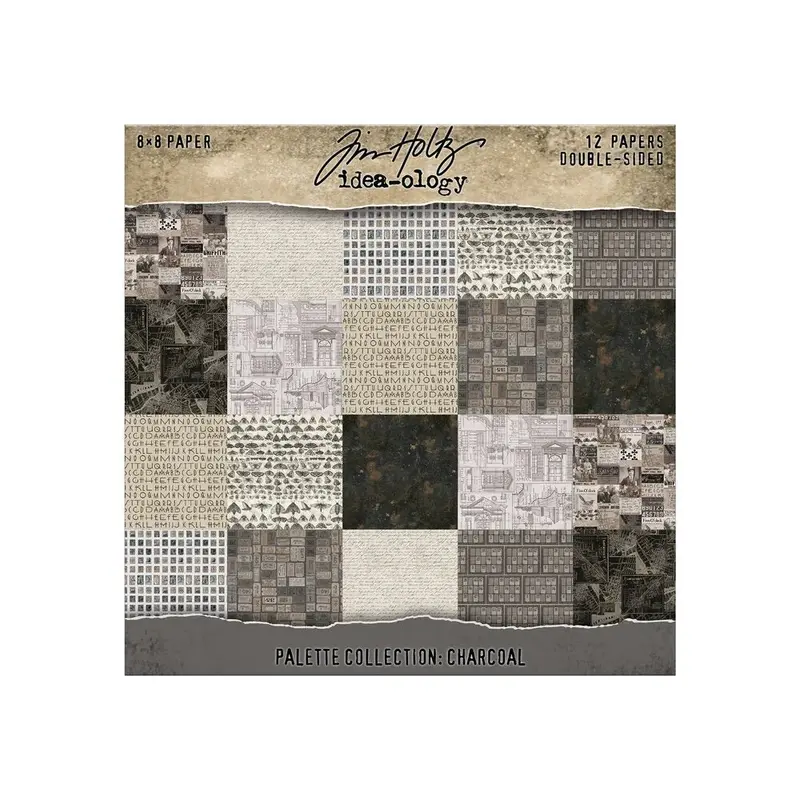 Scrapbookingpapper - Idea-ology Palette Collection Charcoal