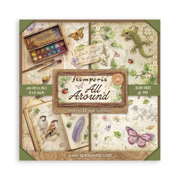 Scrapbookingpapper - Maxi Pad - All Around
