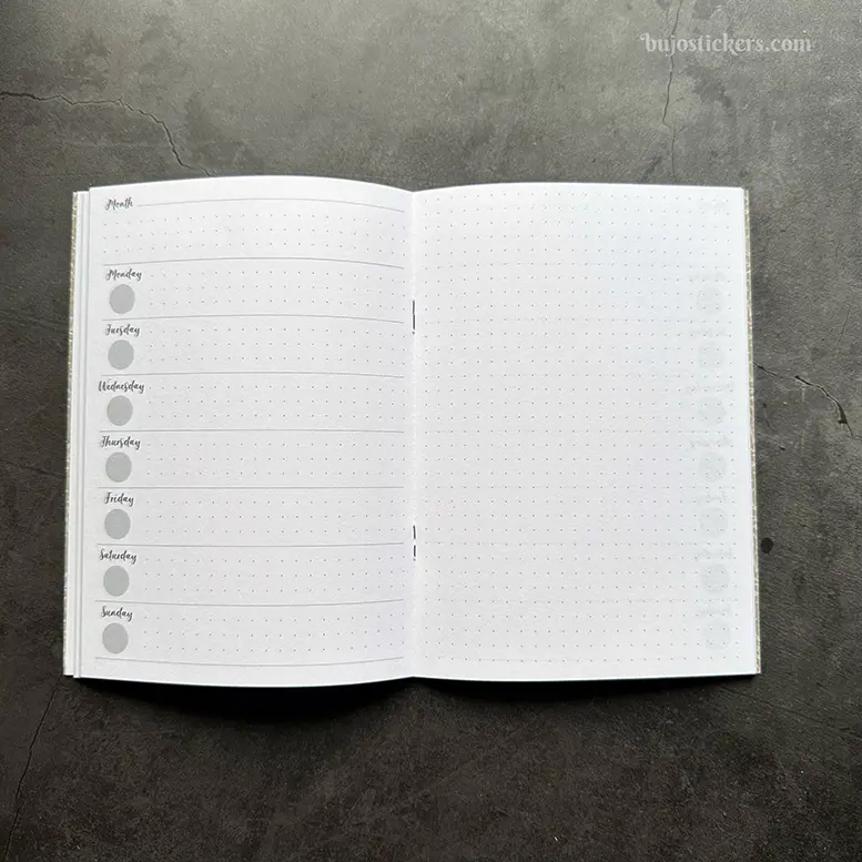 SECONDS – Traveler's Notebook B6 Week + Notes