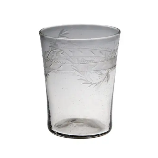 Selterglas med gravyr från Västerbotten