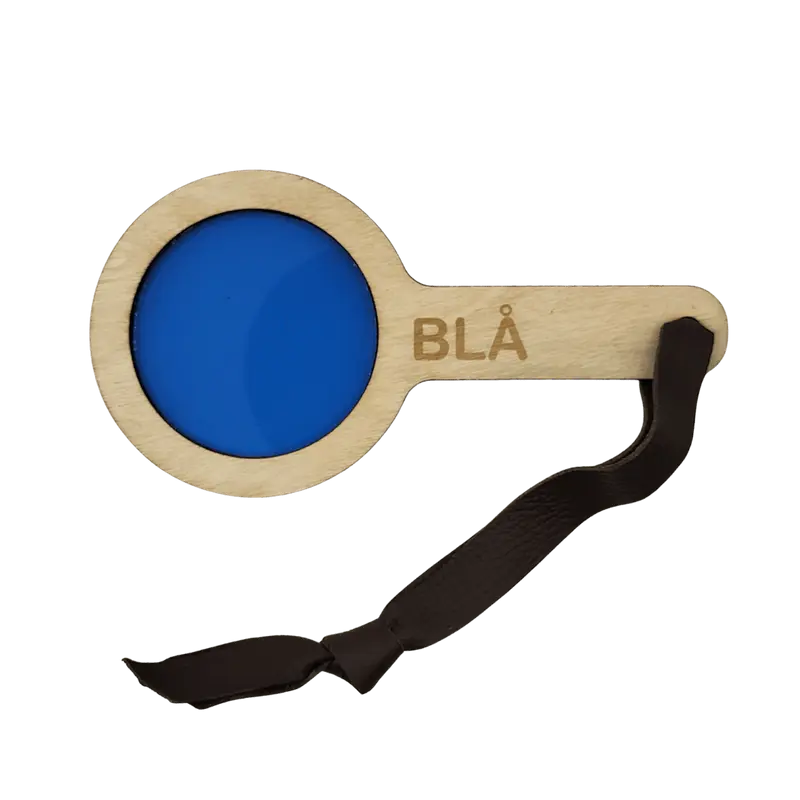 Set med 6 transparenta utforskningspaddlar
