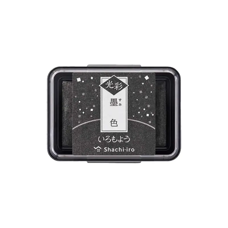 Shachihata Shachi-iro Iromoyo Kosai Ink Pad - Black