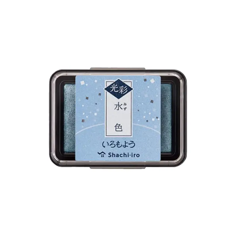 Shachihata Shachi-iro Iromoyo Kosai Ink Pad - Light Blue