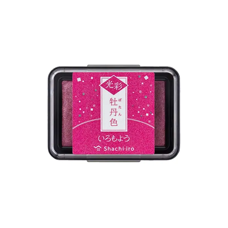 Shachihata Shachi-iro Iromoyo Kosai Ink Pad - Peony