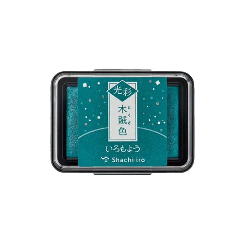 Shachihata Shachi-iro Iromoyo Kosai Ink Pad - Sage Green
