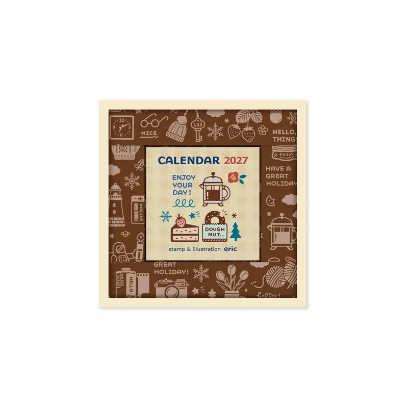 Shinnippon Calendar × Eric Small Things Color Daily Calendar 2027