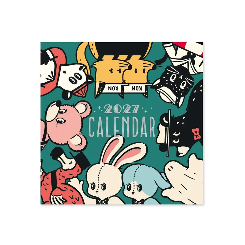 Shinnippon Calendar × ob1toy Mini Wall Calendar 2027