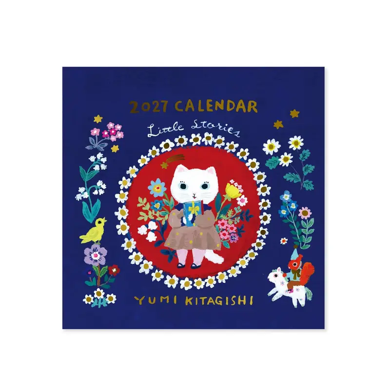 Shinnippon Calendar × Yumi Kitagishi Mini Wall Calendar 2027