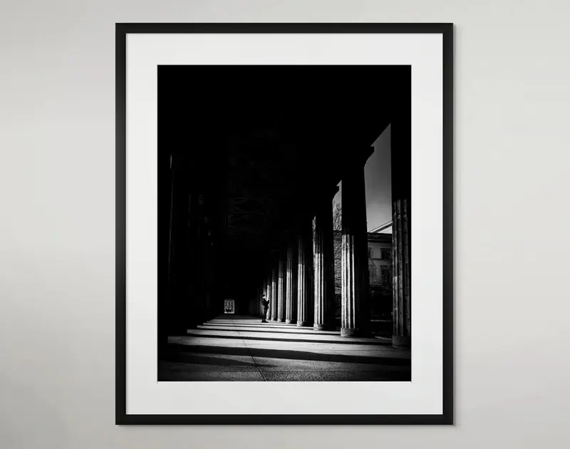 Shooting through columns