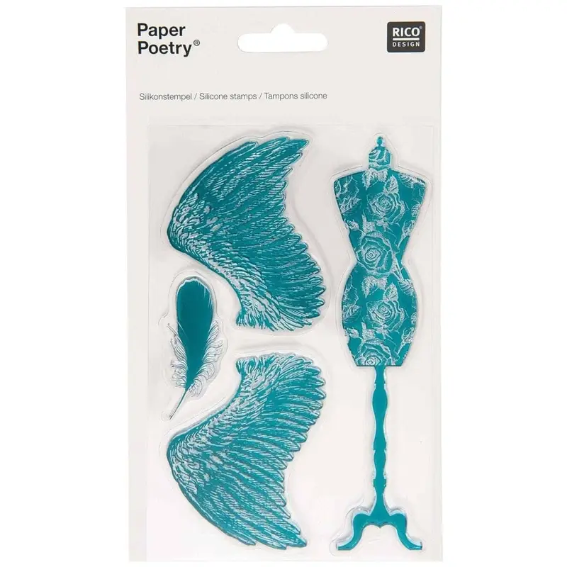 Silicone stamps Paper Poetry Wings
