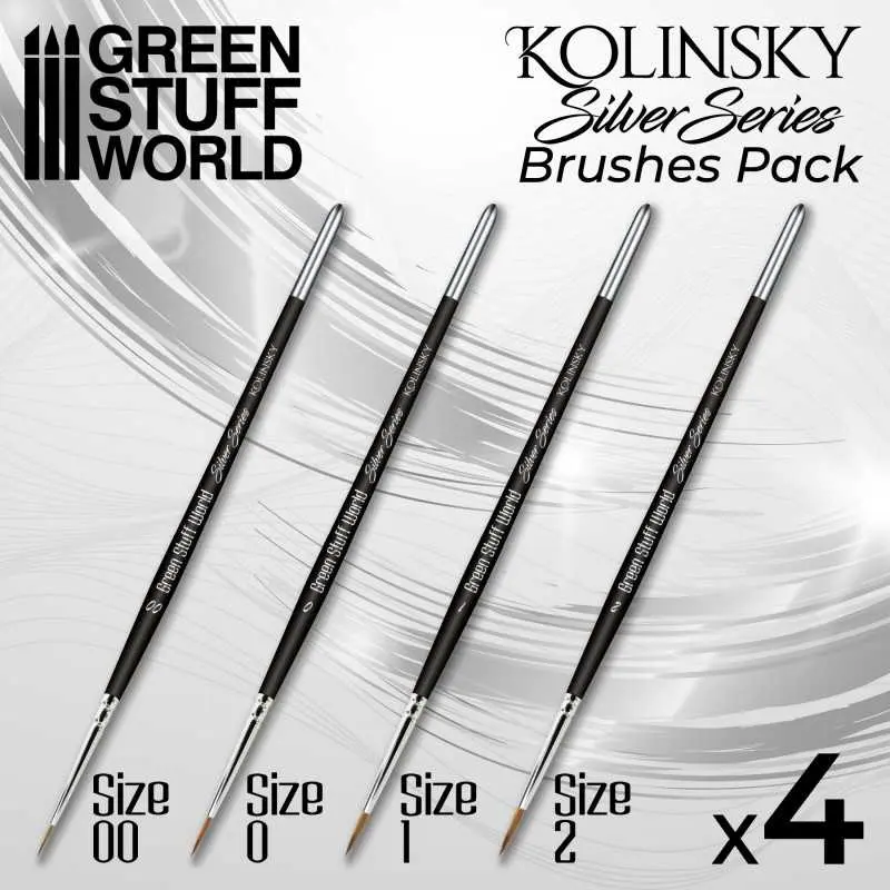 Silver Series Kolinsky Brush Set