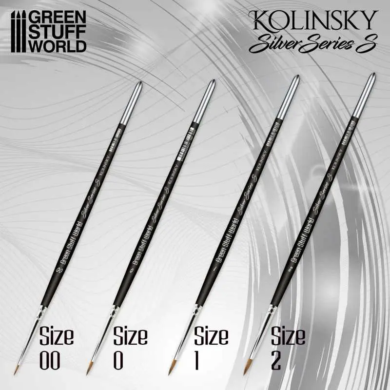 Silver Series (S) Kolinsky Brush Set