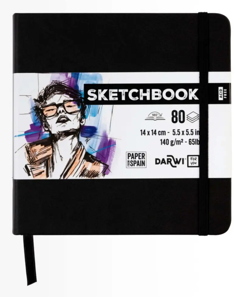 Sketchbook 14 x 14 - Black