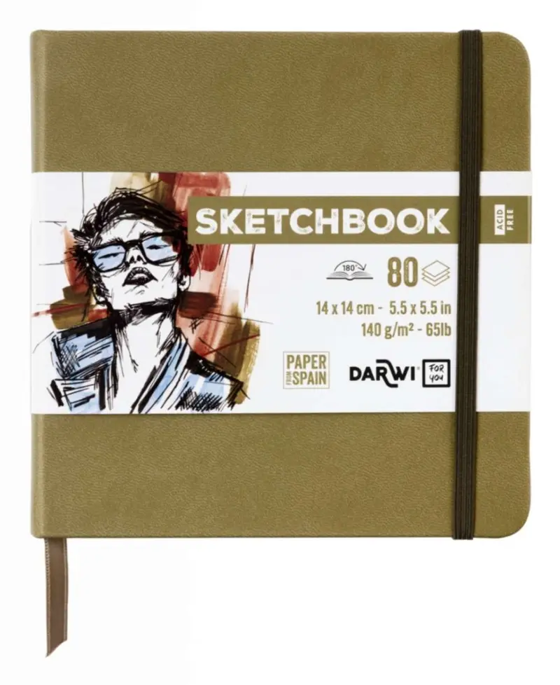Sketchbook 14 x 14 - Khaki