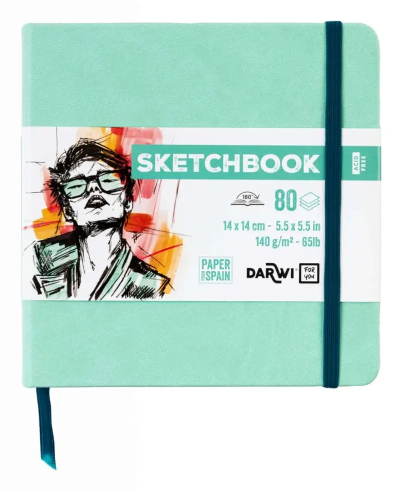Sketchbook 14 x 14 - Mint green