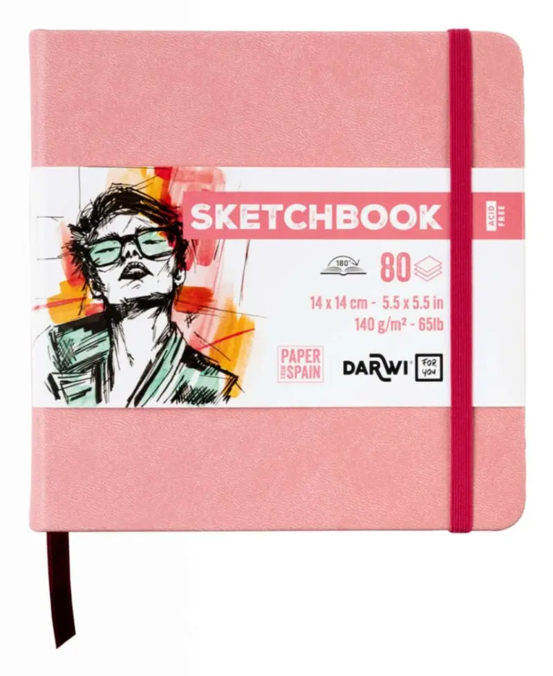 Sketchbook 14 x 14 - Soft pink