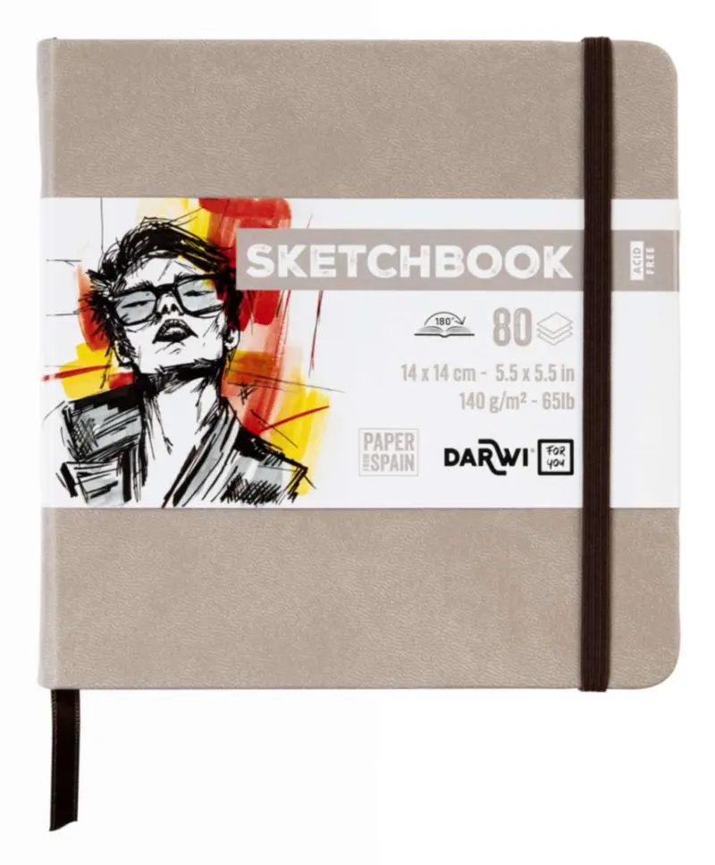Sketchbook 14 x 14 - Taupe