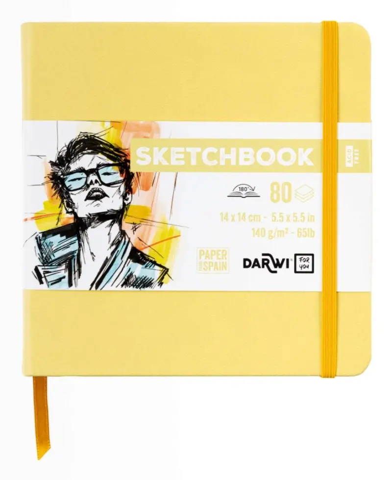 Sketchbook 14 x 14 - Yellow