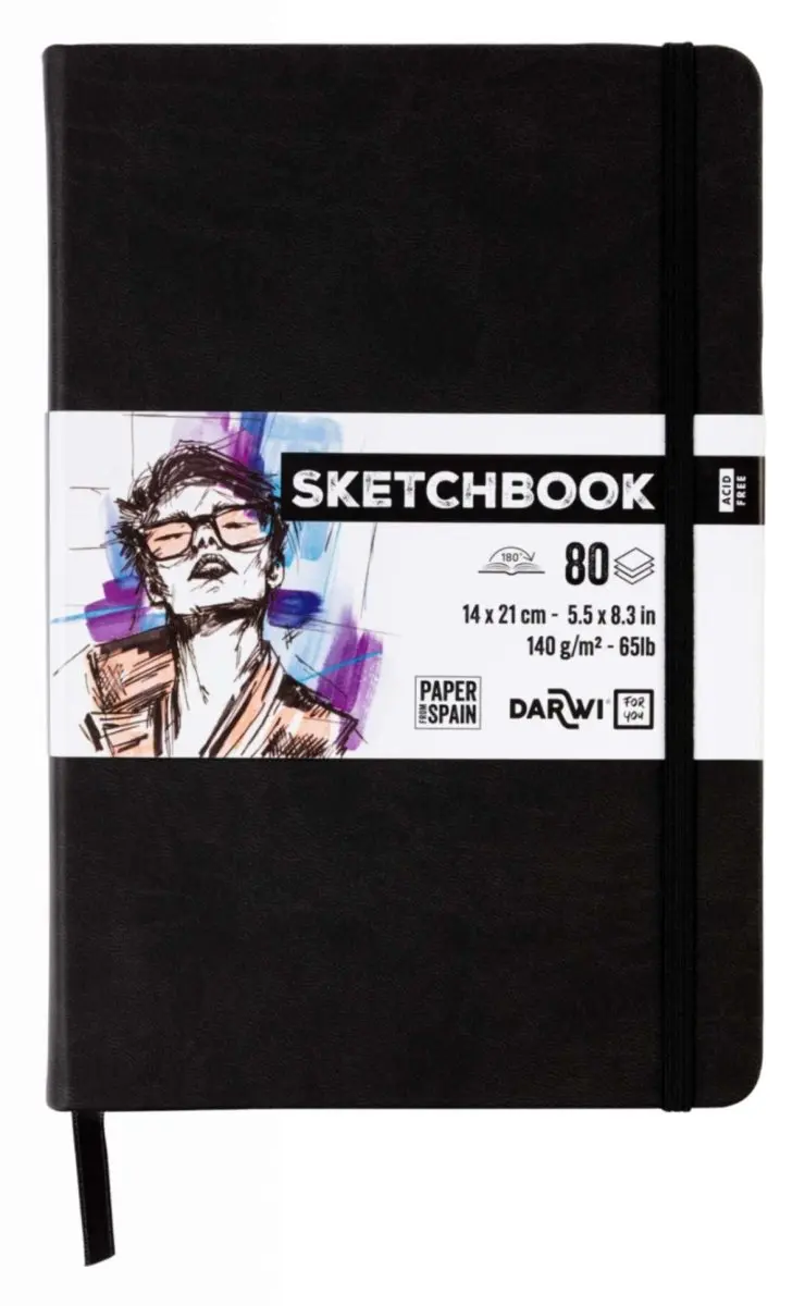 Sketchbook A5 - Black