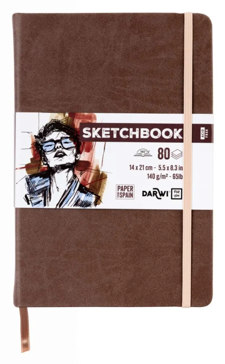 Sketchbook A5 - Brown