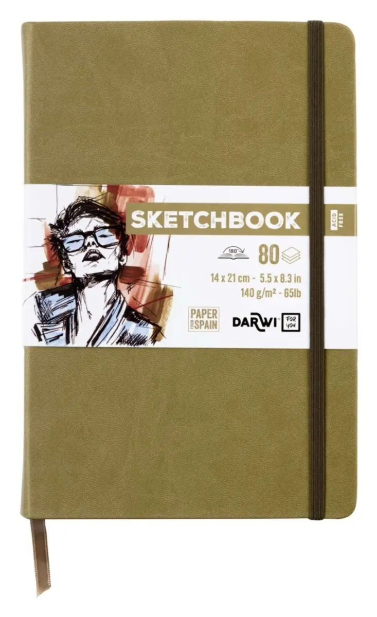 Sketchbook A5 - Khaki