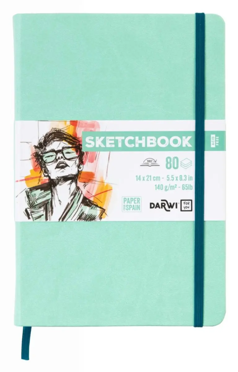 Sketchbook A5 - Mint Green