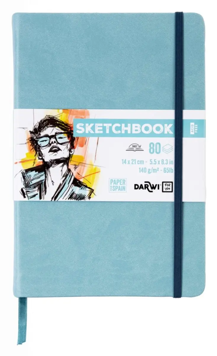 Sketchbook A5 - Soft blue