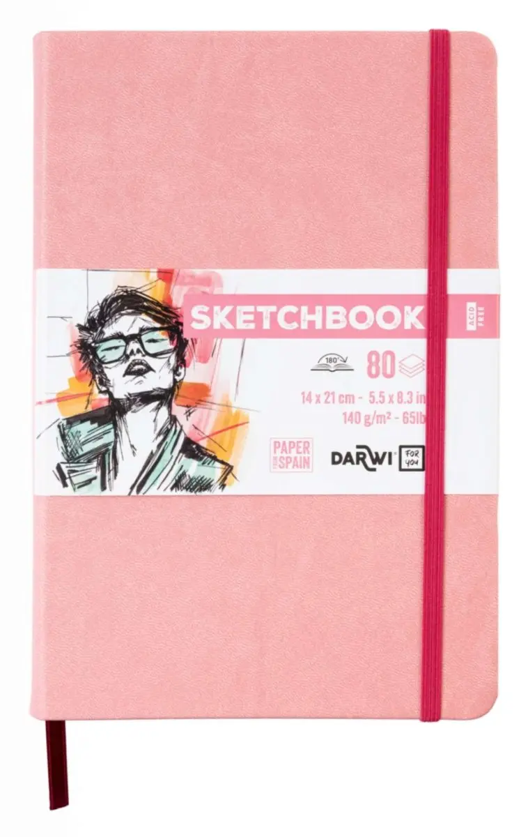 Sketchbook A5 - Soft Pink
