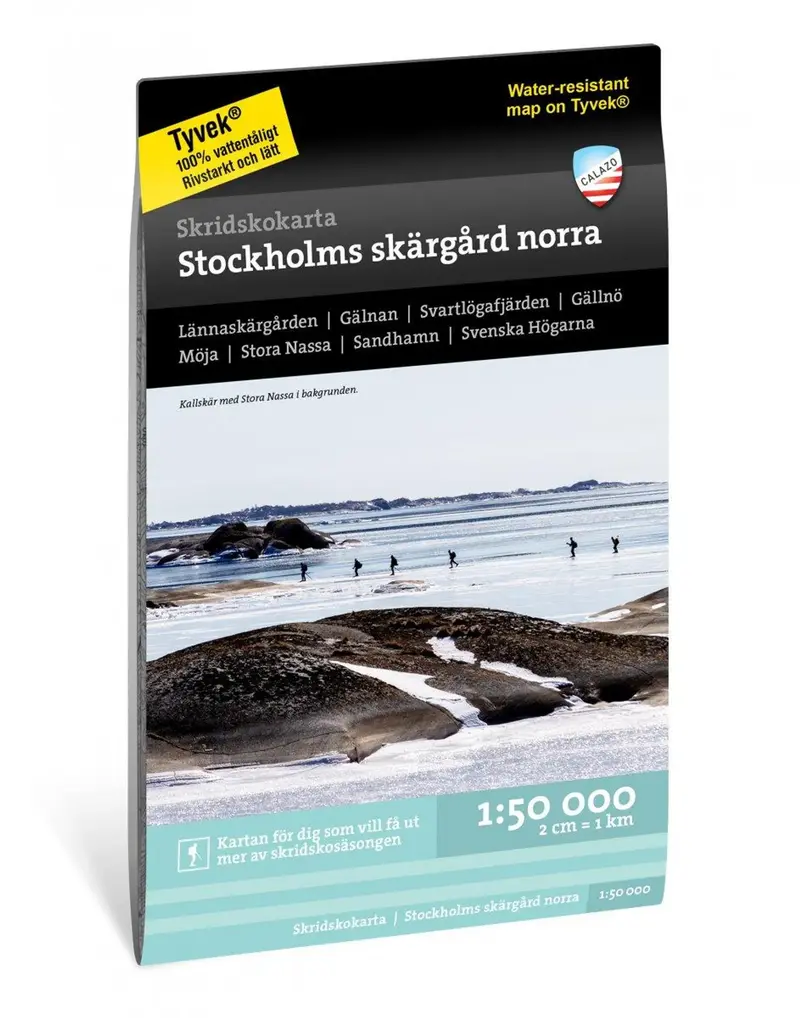 Skridskokarta Stockholms skärgård - norra 1