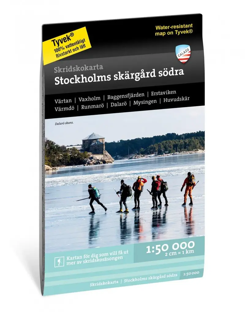 Skridskokarta Stockholms skärgård - södra 1