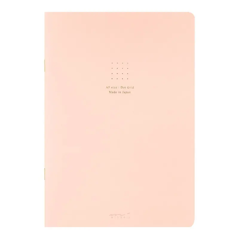 Skrivhäfte Dotted A5 - Pink