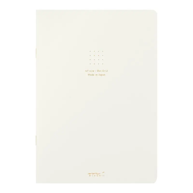 Skrivhäfte Dotted A5 - White