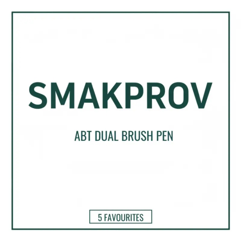 Smakprov - ABT Dual Brush pen