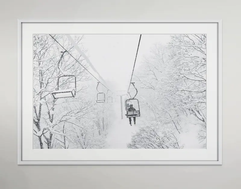 Snowing, Seki Onsen, Japan