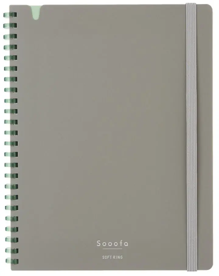 Spiralblock Sooofa B6 Rutat - Grey