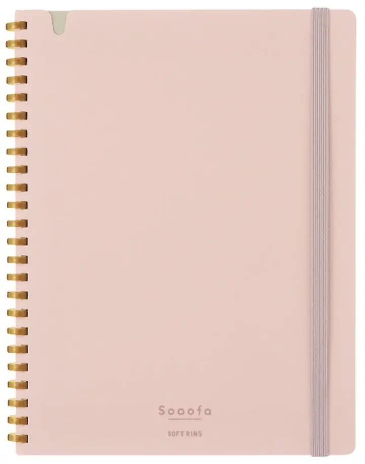 Spiralblock Sooofa B6 Rutat - Pink