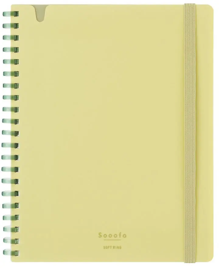 Spiralblock Sooofa B6 Rutat - Yellow