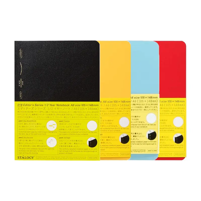 STÁLOGY Editor's Series Half-Year Notebook A6