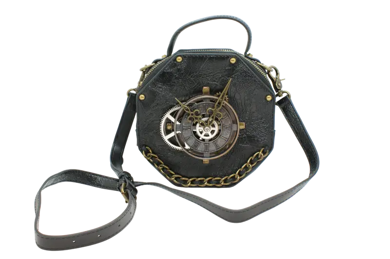 Steampunk väska - åttkantig